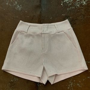 Plum pink rhinestone shorts. Medium. Never worn.
